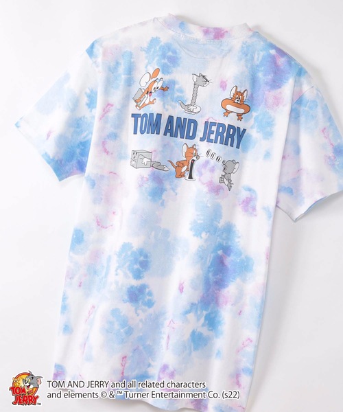 Tom&Jerry(トムアンドジェリー)の「【OUTDOOR PRODUCTS/アウトドアプロダクツ】【TOM&JERRY/ トムとジェリー 】オリジナルデザインTシャツ(Tシャツ/カットソー・メンズ・ブルー/ベージュ系その他/ホワイト系その他/ホワイト/ダークグリーン/ベージュ/ピンク系その他/その他/スミクロ/アイボリー・X-LARGE/LARGE/MEDIUM/SMALL)」の14枚目の写真