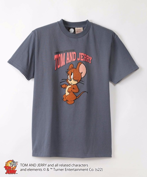 Tom&Jerry(トムアンドジェリー)の「【OUTDOOR PRODUCTS/アウトドアプロダクツ】【TOM&JERRY/ トムとジェリー 】オリジナルデザインTシャツ(Tシャツ/カットソー・メンズ・ブルー/ベージュ系その他/ホワイト系その他/ホワイト/ダークグリーン/ベージュ/ピンク系その他/その他/スミクロ/アイボリー・X-LARGE/LARGE/MEDIUM/SMALL)」の22枚目の写真