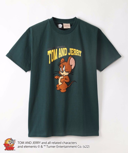 Tom&Jerry(トムアンドジェリー)の「【OUTDOOR PRODUCTS/アウトドアプロダクツ】【TOM&JERRY/ トムとジェリー 】オリジナルデザインTシャツ(Tシャツ/カットソー・メンズ・ブルー/ベージュ系その他/ホワイト系その他/ホワイト/ダークグリーン/ベージュ/ピンク系その他/その他/スミクロ/アイボリー・X-LARGE/LARGE/MEDIUM/SMALL)」の21枚目の写真