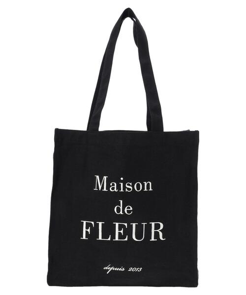 Maison de FLEUR(メゾンドフルール)の「ブランドロゴ刺繍スクエアトートバッグ(トートバッグ・レディース・ブラウン/ピンク/ブラック/ブルー/グリーン/イエロー/ピンク系その他・FREE)」の15枚目の写真