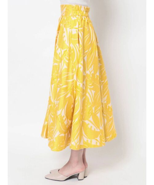 ELENDEEK（エレンディーク）の「リーフジャガードタックスカート（スカート・レディース・ネイビー/イエロー・01/02）」の18枚目の写真