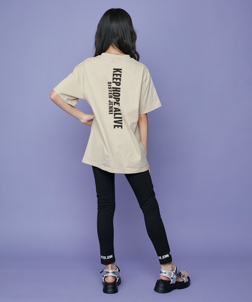 SISTER JENNI（SISTER JENNI）の「刺しゅうポケットBIGTシャツ（Tシャツ/カットソー・キッズ・グリーン/オフホワイト/ベージュ・130cm/140cm/150cm/160cm）」の7枚目の写真
