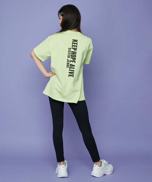 SISTER JENNI（SISTER JENNI）の「刺しゅうポケットBIGTシャツ（Tシャツ/カットソー・キッズ・グリーン/オフホワイト/ベージュ・130cm/140cm/150cm/160cm）」の9枚目の写真