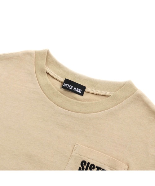 SISTER JENNI（SISTER JENNI）の「刺しゅうポケットBIGTシャツ（Tシャツ/カットソー・キッズ・グリーン/オフホワイト/ベージュ・130cm/140cm/150cm/160cm）」の16枚目の写真