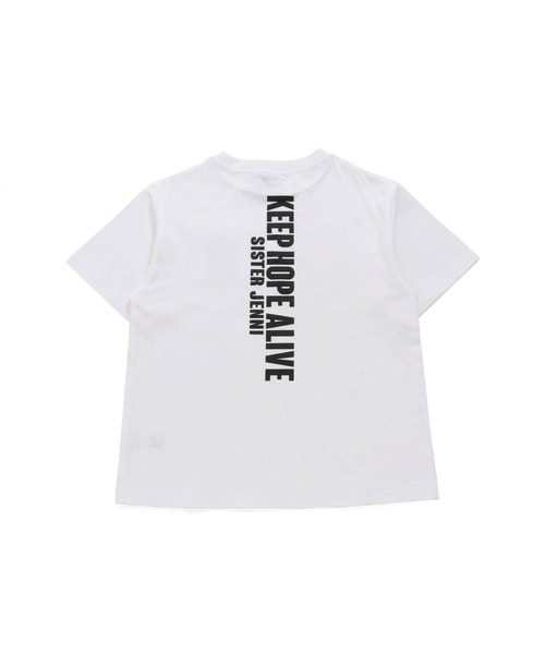 SISTER JENNI（SISTER JENNI）の「刺しゅうポケットBIGTシャツ（Tシャツ/カットソー・キッズ・グリーン/オフホワイト/ベージュ・130cm/140cm/150cm/160cm）」の11枚目の写真