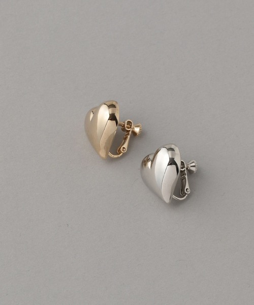 A part by（アパートバイ）の「ハートモチーフイヤリング　280502（イヤリング・レディース・シルバー/ゴールド・FREE）」の3枚目の写真