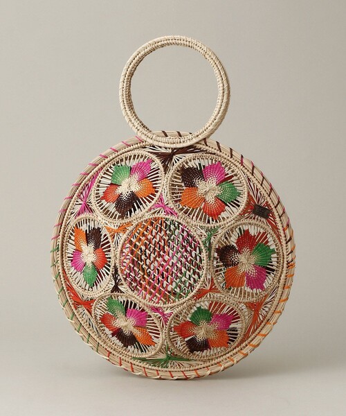 Aresense(アーセンス)の「JARDIN DEL CIELO/ジャーディンデルシエロ BOMBONERO/ボンボネロ(かごバッグ・レディース・オレンジ・ONE SIZE)」の5枚目の写真