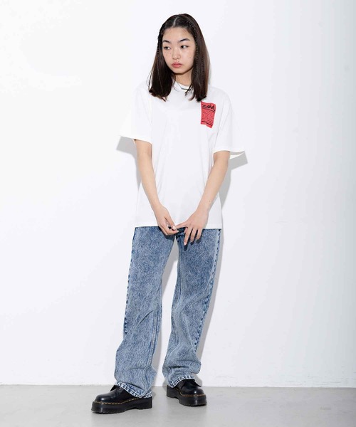X-girl（エックスガール）の「WORDS FACE S/S TEE/ワーズ