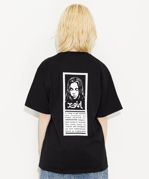 tシャツ FADET 32 H/S TEE レディース X-girl｜X-girl/(U)ROSE LG FADED SS TEE | Rakuten Fashion