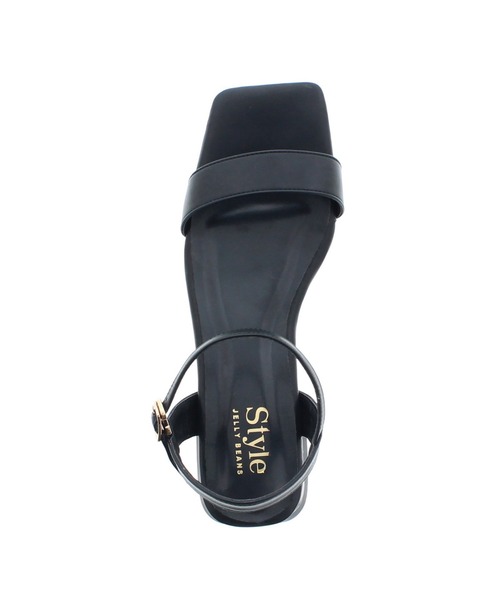 JELLY BEANS(ジェリービーンズ)の「クリアヒールストラップサンダル(210-346)JELLY BEANS(ジェリービーンズ)(サンダル・レディース・アイボリー/ゼブラ/ブラック/キャメル・L/S/LL/M)」の7枚目の写真