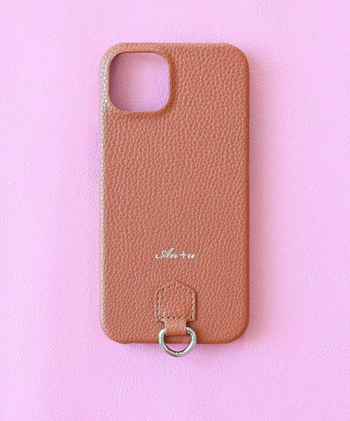 An+u(アンユー)の「スマホケース・カバー iPhone13(スマホケース/カバー・レディース・ライトブルー/ブラック/ベージュ/ピンク/グリーン/イエロー/ブラウン/グレー・ONE SIZE)」の3枚目の写真