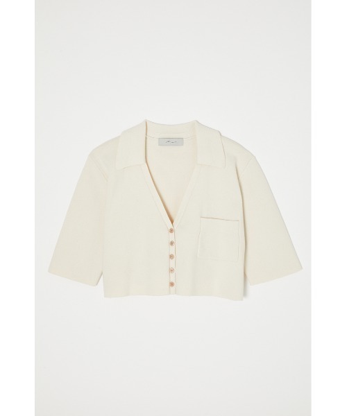 M_(エムアンダーバー)の「【M_】SHORT KNIT シャツ(ニット/セーター・レディース・ベージュ/アイボリー/ブラック・FREE)」の21枚目の写真