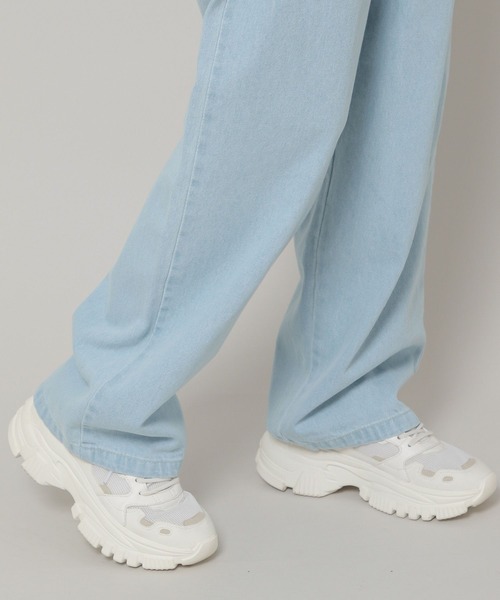 ALAND(エーランド)の「3.3Field Trip/ONE TUCKデニムパンツ 2285616(デニムパンツ・レディース・インディゴブルー/ライトブルー・FREE)」の19枚目の写真