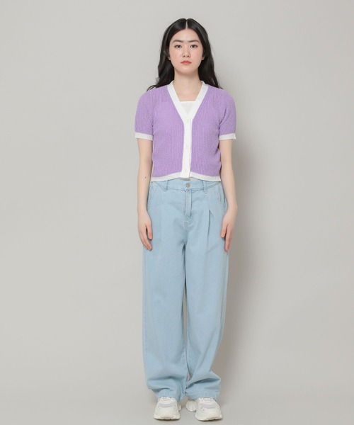 ALAND(エーランド)の「3.3Field Trip/ONE TUCKデニムパンツ 2285616(デニムパンツ・レディース・インディゴブルー/ライトブルー・FREE)」の9枚目の写真