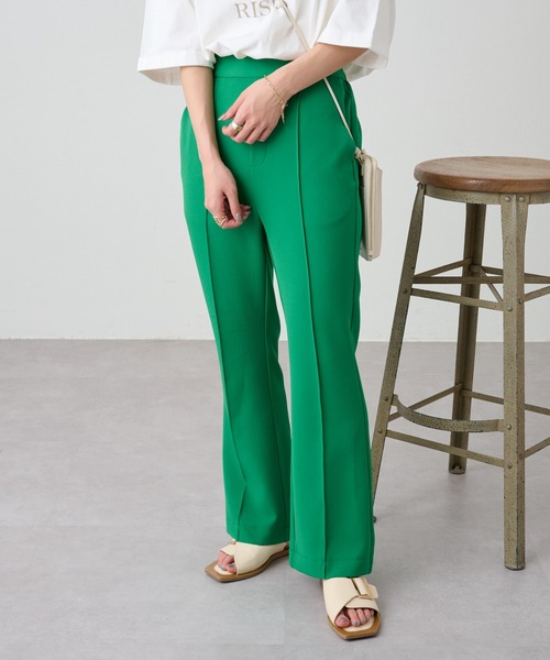 5色展開 ストレッチイージーケアーパンツ フレアパンツ その他パンツ Colony 2139 コロニートゥーワンスリーナイン のファッション通販 Zozotown