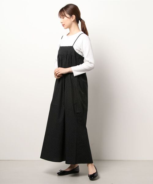 AMERICAN HOLIC(アメリカンホリック)の「キャミワンピース(ワンピース・レディース・ブラック/キャメル/ドット・M/L)」の6枚目の写真