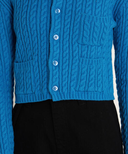 MACPHEE（マカフィー）の「ハイブリットコットンケーブル クルーネック