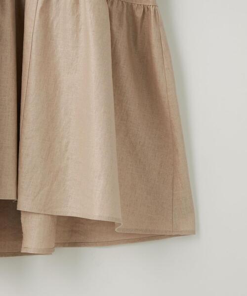 EMMEL REFINES（エメルリファインズ）の「＜EMMEL REFINES（エメル リファインズ）＞EM フロントピンタック ワンピース（ワンピース・レディース・ブラック/ベージュ・FREE）」の6枚目の写真