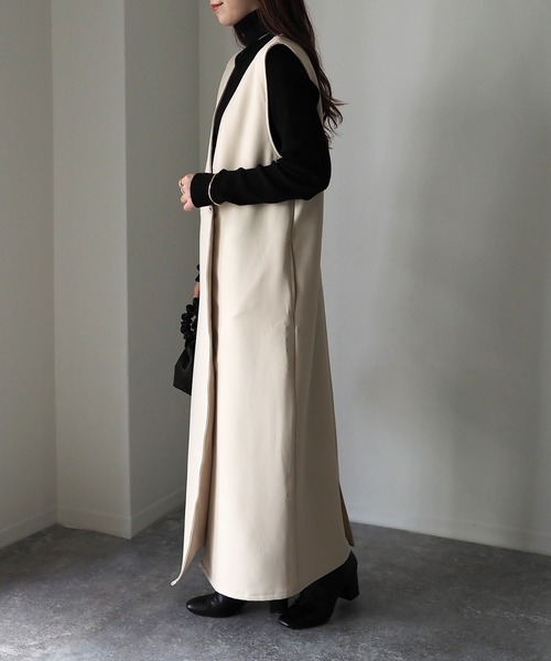 ADORE ライトリバー ジャンパースカート 2way ロングジレ ベージュ M セール】 *〈手洗い可能〉2WAYジレジャンパースカート◇ （ロング