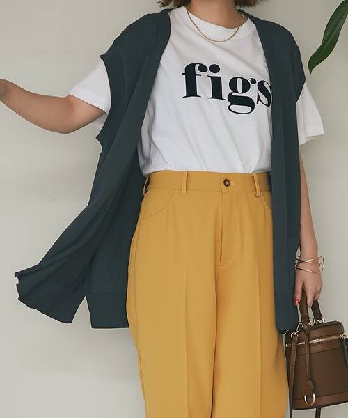 un dix cors（アンディコール）の「レイヤードで上級者　深Vネックニットベスト（ベスト・レディース・ライトベージュ/モカ/チャコール・FREE）」の2枚目の写真