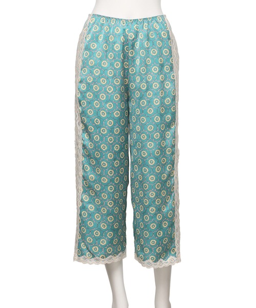 Chut！ INTIMATES（シュットインティメイツ）の「【MEGUMIコラボ】ロングパンツ+collaborate (C382)（ルームウェア/パジャマ・レディース・ブルー系その他/ピンク系その他・M/L）」の6枚目の写真