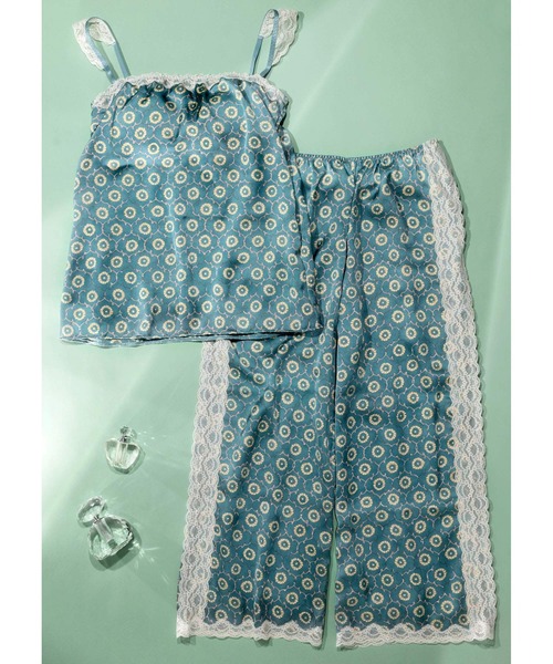 Chut！ INTIMATES（シュットインティメイツ）の「【MEGUMIコラボ】ロングパンツ+collaborate (C382)（ルームウェア/パジャマ・レディース・ブルー系その他/ピンク系その他・M/L）」の8枚目の写真