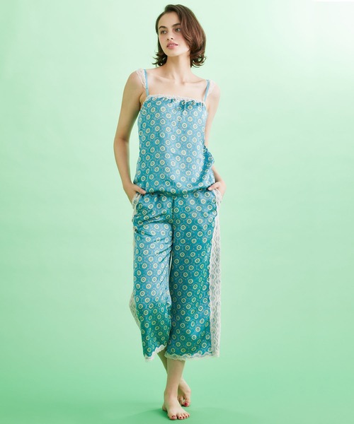 Chut！ INTIMATES（シュットインティメイツ）の「【MEGUMIコラボ】ロングパンツ+collaborate (C382)（ルームウェア/パジャマ・レディース・ブルー系その他/ピンク系その他・M/L）」の4枚目の写真