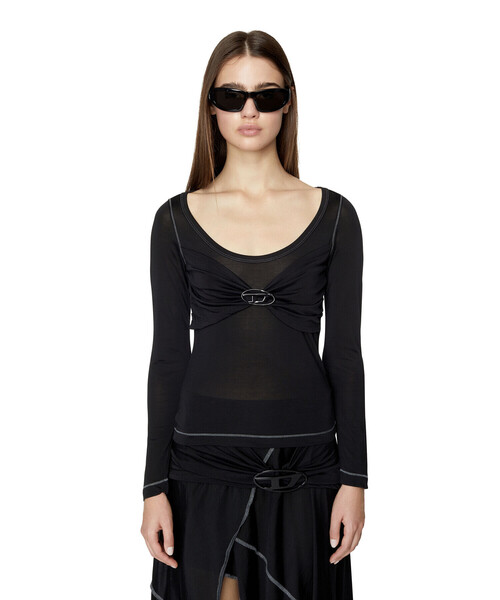 DIESEL ディーゼル T-Respec-Ls トップス 長袖 オーバルD