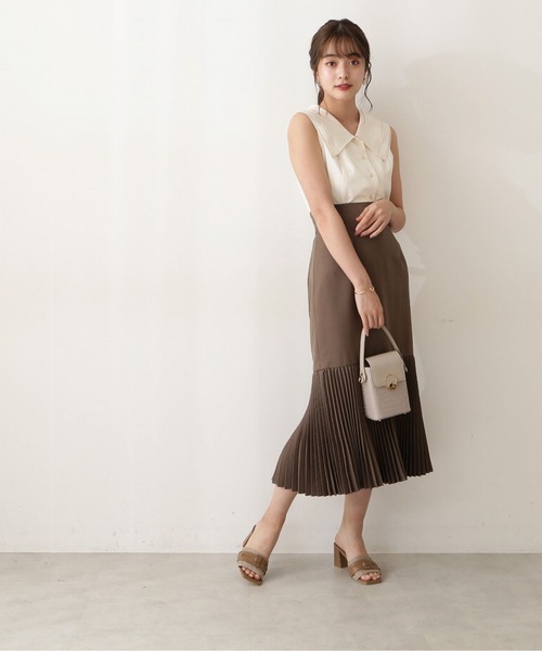 マーメイドプリーツスカート PROPORTION BODY DRESSING セール 50%OFF】サイドプリーツマーメイドスカート(504999169
