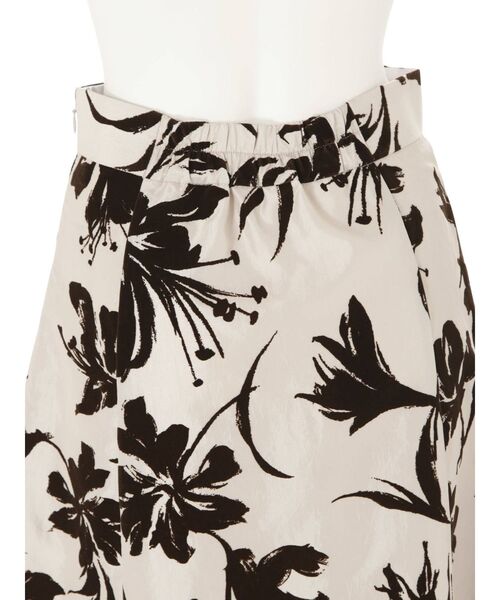 MERCURYDUO（マーキュリーデュオ）の「フロッキープリントフレアマキシスカート（スカート・レディース・グレー/アイボリー・SMALL/MEDIUM）」の18枚目の写真