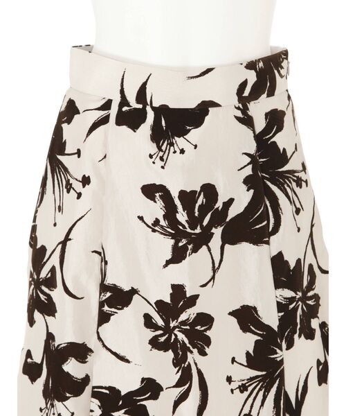 MERCURYDUO（マーキュリーデュオ）の「フロッキープリントフレアマキシスカート（スカート・レディース・グレー/アイボリー・SMALL/MEDIUM）」の17枚目の写真