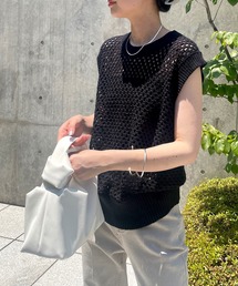 mystic | スクエアメッシュニットベスト(ベスト)