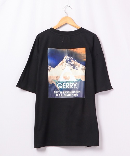 GERRY(ジェリー)の「GERRY USAコットン20天竺バックプリント ルーズTシャツ(Tシャツ/カットソー・メンズ・ブラック/ダークグリーン/パープル/その他/ホワイト系その他/ブラック系その他/グリーン系その他/ブルー系その他/パープル系その他/グレイッシュブルー/ホワイト系その他2/ホワイト系その他3/ブラック系その他2/グリーン系その他2/ブルー系その他2・M/L/LL)」の6枚目の写真