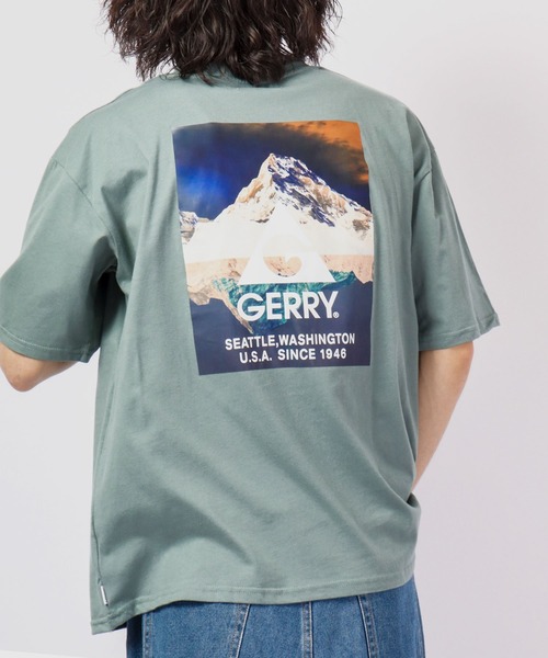 GERRY(ジェリー)の「GERRY USAコットン20天竺バックプリント ルーズTシャツ(Tシャツ/カットソー・メンズ・ブラック/ダークグリーン/パープル/その他/ホワイト系その他/ブラック系その他/グリーン系その他/ブルー系その他/パープル系その他/グレイッシュブルー/ホワイト系その他2/ホワイト系その他3/ブラック系その他2/グリーン系その他2/ブルー系その他2・M/L/LL)」の9枚目の写真