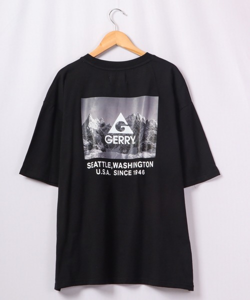 GERRY(ジェリー)の「GERRY USAコットン20天竺バックプリント ルーズTシャツ(Tシャツ/カットソー・メンズ・ブラック/ダークグリーン/パープル/その他/ホワイト系その他/ブラック系その他/グリーン系その他/ブルー系その他/パープル系その他/グレイッシュブルー/ホワイト系その他2/ホワイト系その他3/ブラック系その他2/グリーン系その他2/ブルー系その他2・M/L/LL)」の5枚目の写真