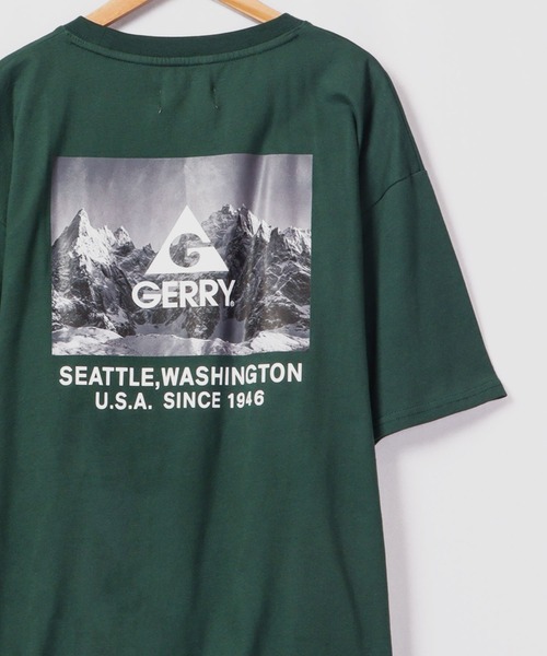 GERRY(ジェリー)の「GERRY USAコットン20天竺バックプリント ルーズTシャツ(Tシャツ/カットソー・メンズ・ブラック/ダークグリーン/パープル/その他/ホワイト系その他/ブラック系その他/グリーン系その他/ブルー系その他/パープル系その他/グレイッシュブルー/ホワイト系その他2/ホワイト系その他3/ブラック系その他2/グリーン系その他2/ブルー系その他2・M/L/LL)」の8枚目の写真