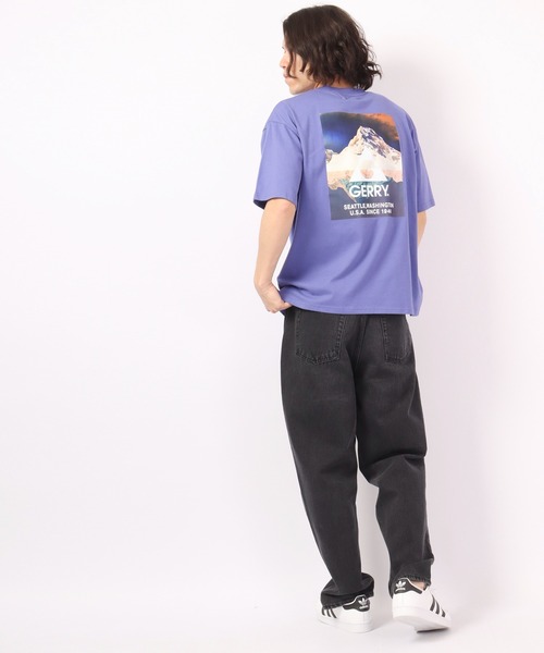 GERRY(ジェリー)の「GERRY USAコットン20天竺バックプリント ルーズTシャツ(Tシャツ/カットソー・メンズ・ブラック/ダークグリーン/パープル/その他/ホワイト系その他/ブラック系その他/グリーン系その他/ブルー系その他/パープル系その他/グレイッシュブルー/ホワイト系その他2/ホワイト系その他3/ブラック系その他2/グリーン系その他2/ブルー系その他2・M/L/LL)」の22枚目の写真