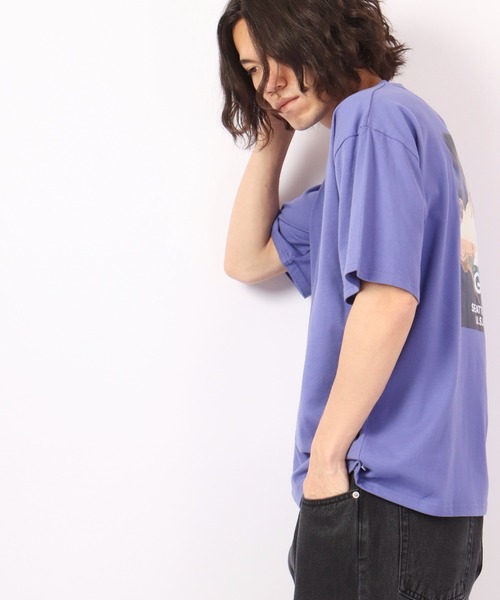 GERRY(ジェリー)の「GERRY USAコットン20天竺バックプリント ルーズTシャツ(Tシャツ/カットソー・メンズ・ブラック/ダークグリーン/パープル/その他/ホワイト系その他/ブラック系その他/グリーン系その他/ブルー系その他/パープル系その他/グレイッシュブルー/ホワイト系その他2/ホワイト系その他3/ブラック系その他2/グリーン系その他2/ブルー系その他2・M/L/LL)」の18枚目の写真