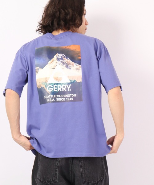 GERRY(ジェリー)の「GERRY USAコットン20天竺バックプリント ルーズTシャツ(Tシャツ/カットソー・メンズ・ブラック/ダークグリーン/パープル/その他/ホワイト系その他/ブラック系その他/グリーン系その他/ブルー系その他/パープル系その他/グレイッシュブルー/ホワイト系その他2/ホワイト系その他3/ブラック系その他2/グリーン系その他2/ブルー系その他2・M/L/LL)」の19枚目の写真