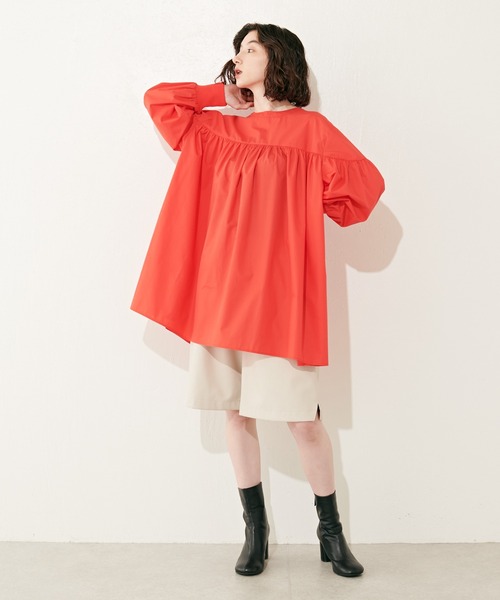 Lui's（ルイス）の「エコレザーハーフパンツ(セットアップ対応)（その他パンツ・レディース・ライトベージュ/ブラック・FREE）」の20枚目の写真