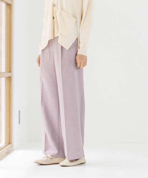 LEPSIM（レプシィム）の「リネンライクイージーパンツ　295090（その他パンツ・レディース・ピンク/ブラウン・FREE）」の2枚目の写真