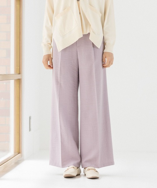 LEPSIM（レプシィム）の「リネンライクイージーパンツ　295090（その他パンツ・レディース・ピンク/ブラウン・FREE）」の3枚目の写真