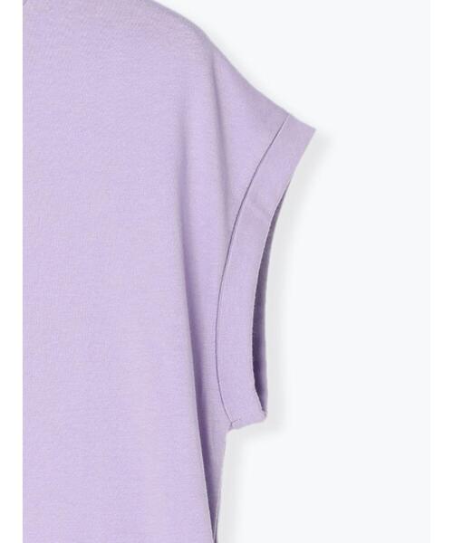 Te chichi TERRASSE（テチチテラス）の「バックギャザー切替トップス（Tシャツ/カットソー・レディース・オフホワイト/ターコイズブルー/パープル/ブラック・ﾌﾘ-）」の9枚目の写真