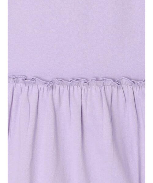 Te chichi TERRASSE（テチチテラス）の「バックギャザー切替トップス（Tシャツ/カットソー・レディース・オフホワイト/ターコイズブルー/パープル/ブラック・ﾌﾘ-）」の12枚目の写真