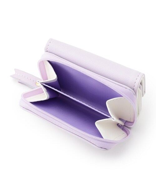 PINK-latte（ピンクラテ）の「◇ハートロゴ三つ折り財布（財布