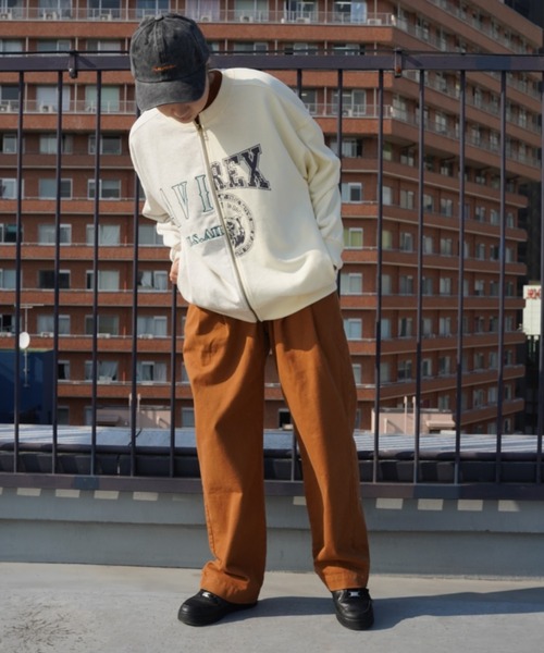 AVIREX（アヴィレックス）の「PIGMENT LOGO CAP/ ピグメントロゴキャップ（キャップ・レディース・チャコールグレー/ベージュ/レッド・FREE）」の11枚目の写真