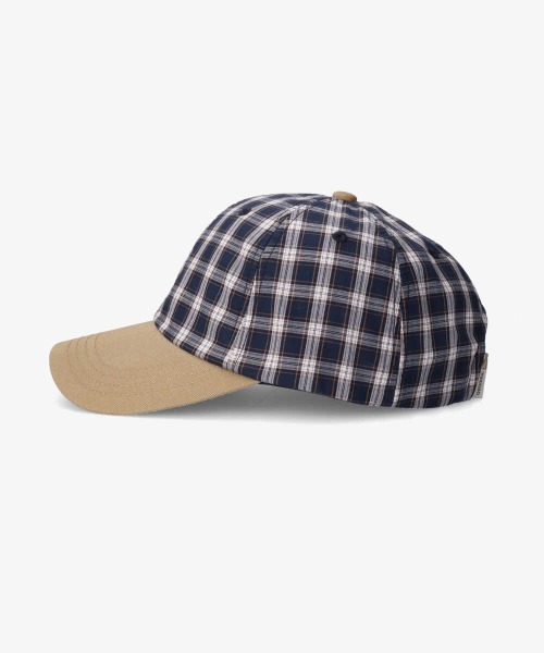 OVERRIDE（オーバーライド）の「OVERRIDE  OGC CHECK 6P CAP SG（キャップ・レディース・ベージュ/ネイビー/ダークグレー・57~59cm）」の12枚目の写真