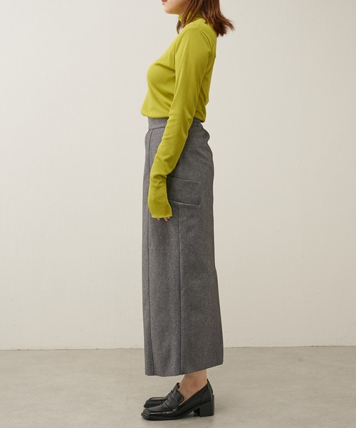 Lui's（ルイス）の「ダブルフェイススカート(セットアップ対応)（スカート・レディース・グレー/ブラック・FREE）」の21枚目の写真