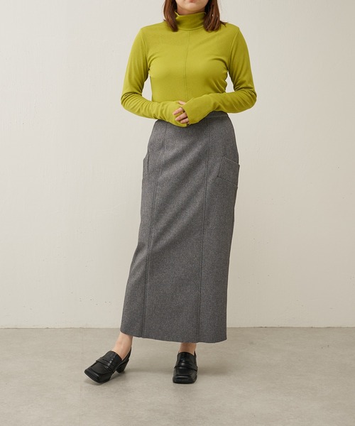 Lui's（ルイス）の「ダブルフェイススカート(セットアップ対応)（スカート・レディース・グレー/ブラック・FREE）」の20枚目の写真