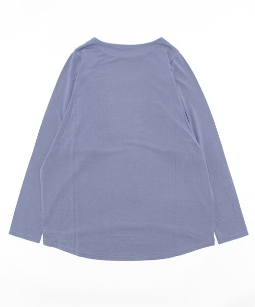KID BLUE（キッドブルー）の「キッドブルー -22AWレーヨンベア天 -長袖トップス -KRTN518 -kidblue（その他トップス・レディース・ブルー/チャコール・M）」の3枚目の写真